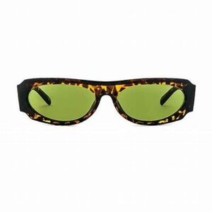 NWOT LE SPECS Long Nights Sunglasses in Leopard Tort/Moss Mono